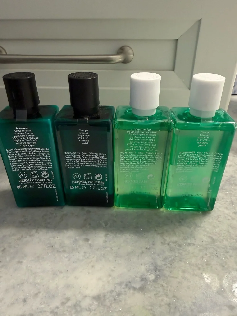 Hermés Bath & Body Set - Green Eau d'Orange Verte & Un Jardin sur le Nil